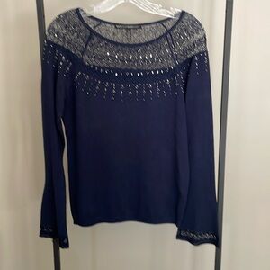 White House, Black Market ladies dressy knit top, size S